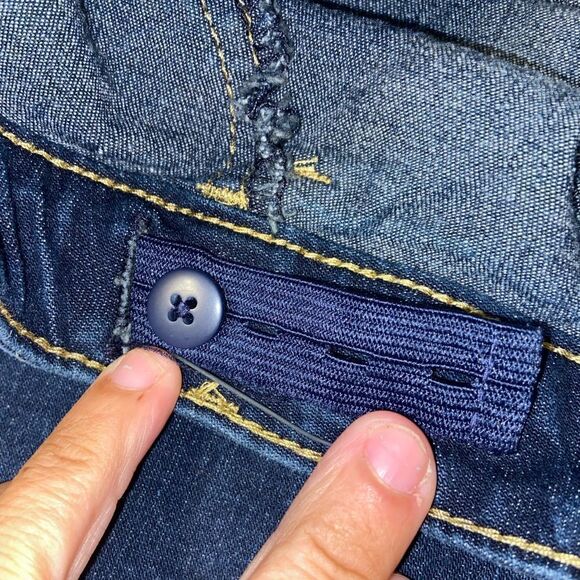 Cat and jack super strtch strait leg jeans size 16 - Picture 3 of 5